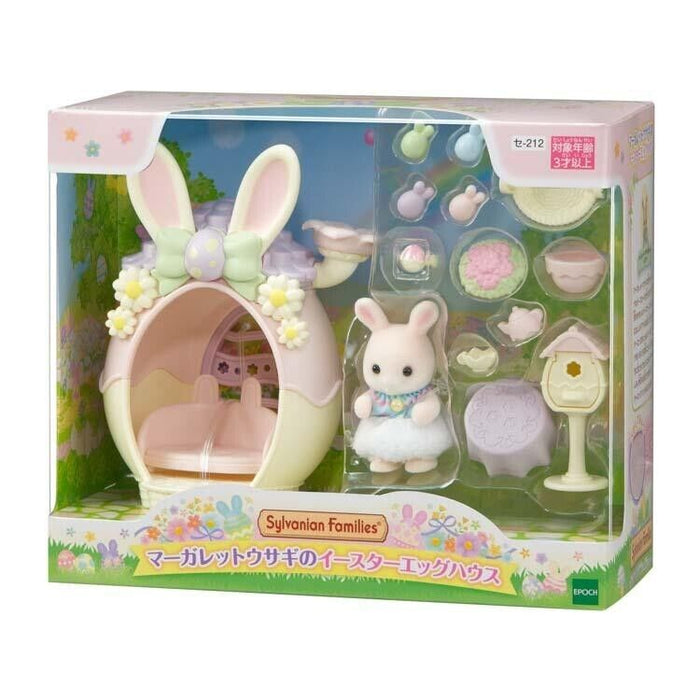 Epoch Familias Sylvanian Margaret Rabbit's Pascua de huevos de Pascua SE-212 Japón