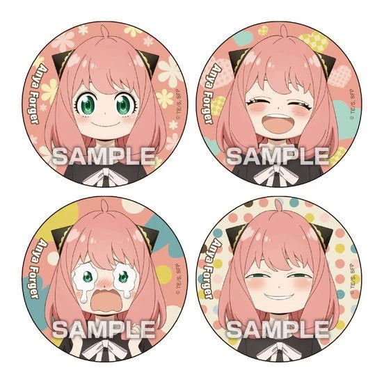 Spy x Family Tin Badge Collection Gum 10Pack Box Candy Toy JAPÃO OFICIAL