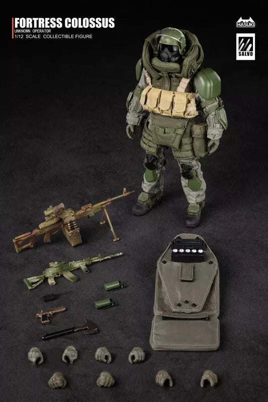 SALVO Série SA02 Fortress Colossus 1/12 Action Figure JAPÃO OFICIAL