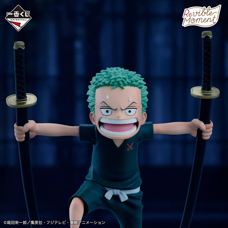Ichiban Kuji One Piece Road To Dawn Roronoa Zoro e Kuina Prêmio C Figura JAPÃO