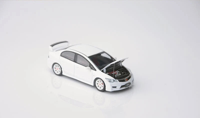 Honda Civic Type R FD2 Champion White 1/64 Miniature Car JAPAN OFFICIAL