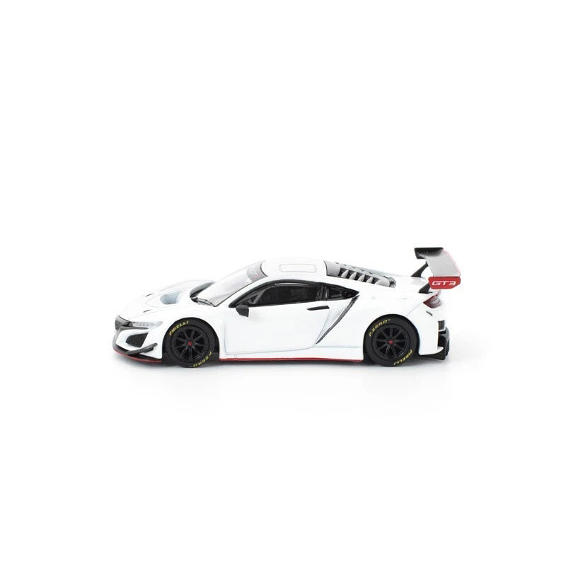 Honda NSX GT3 EVO22 White 1/64 Miniature Car JAPAN OFFICIAL
