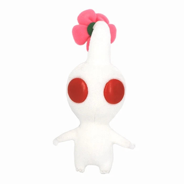 Sanei Boeki Pikmin All Star Collection White Pikmin PK09 Plush Doll JAPAN