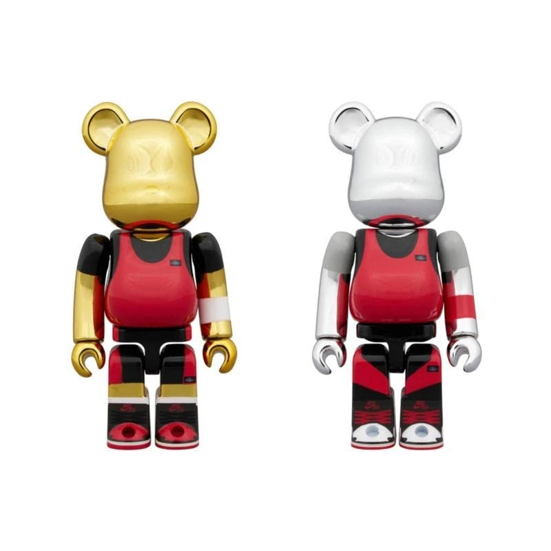 Medicom Toy BE@RBRICK Michael Jordan 1985 AIR JORDAN 100% 2PCS Set Action Figure