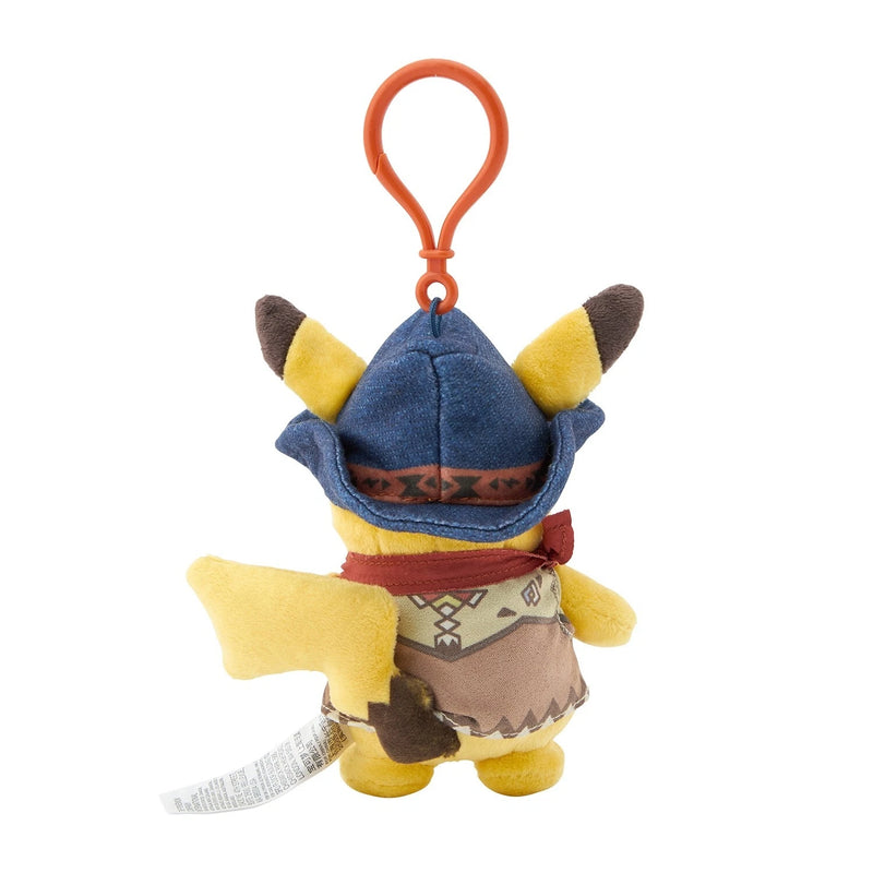 Pokemon Center Original Run Run ! Desert Pikachu Plush Keychain JAPAN OFFICIAL