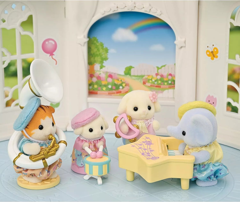 Sylvanian Familien Musikband Kindergarten Set S-78 Doll Japan Beamter