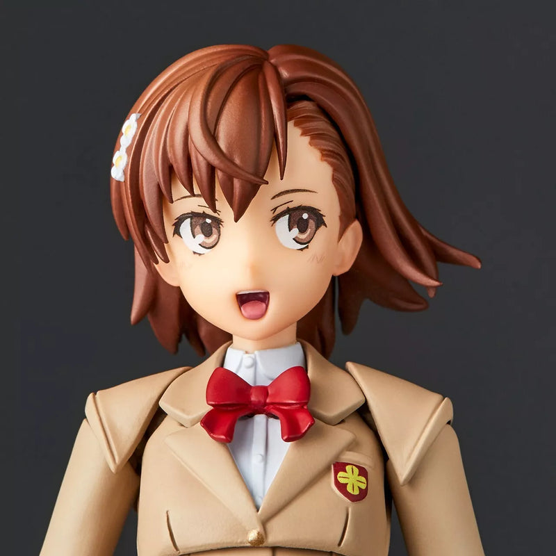 Revoltech Toaru Kagaku no Railgun Mikoto Misaka Winter Uni Ver. Figura d'azione