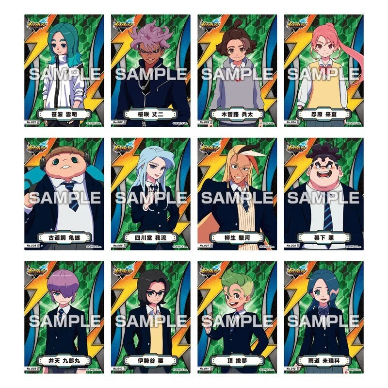 Inazuma Eleven Victory Road Clear Card Collection Gum 18Pack Box TCG Candy Toy