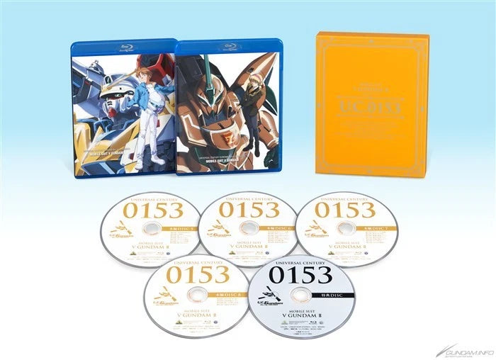 BANDAI NAMCO Arts U.C. Gundam Blu-ray Libraries Mobile Suit V Gundam II JAPAN