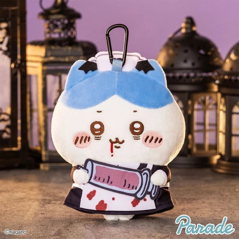 Parade Chiikawa Halloween Gamaguchi Plush Coin Purse Hachiware JAPAN OFFICIAL