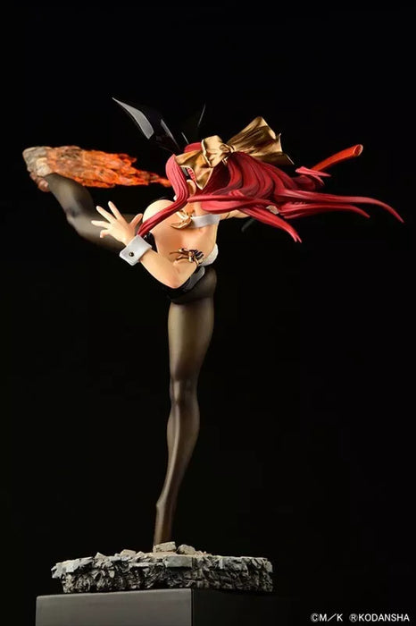 Fairy Tail Erza Scarlet High Kick ver. Black Bunny 1/6 Figure JAPAN OFFICIAL