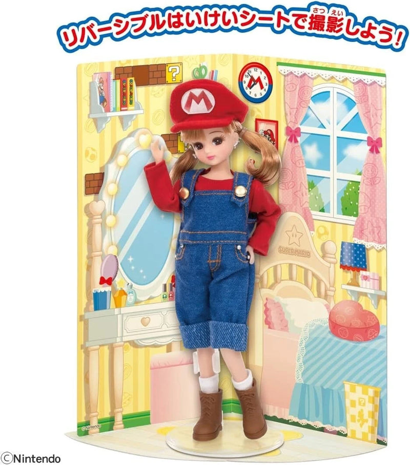 Takara Tomy Licca Chan Super Mario Daisuki Licca Chan LD-33 Doll JAPAN OFFICIAL