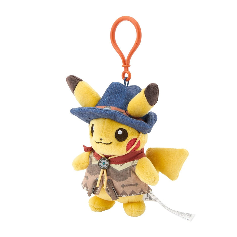 Pokemon Center Original Run Run ! Desert Pikachu Plush Keychain JAPAN OFFICIAL