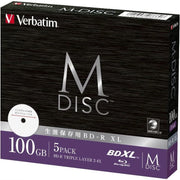 Verbatim Blu-ray Disc M-DISC BD-R XL DBR100YMDP5V2 100GB 2-4x JAPAN OFFICIAL