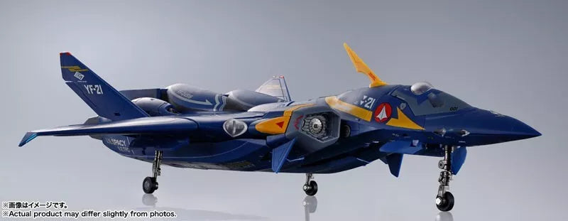 Bandai dx chogokin macross mais yf-21 guld goa bowman ação personalizada figura japão