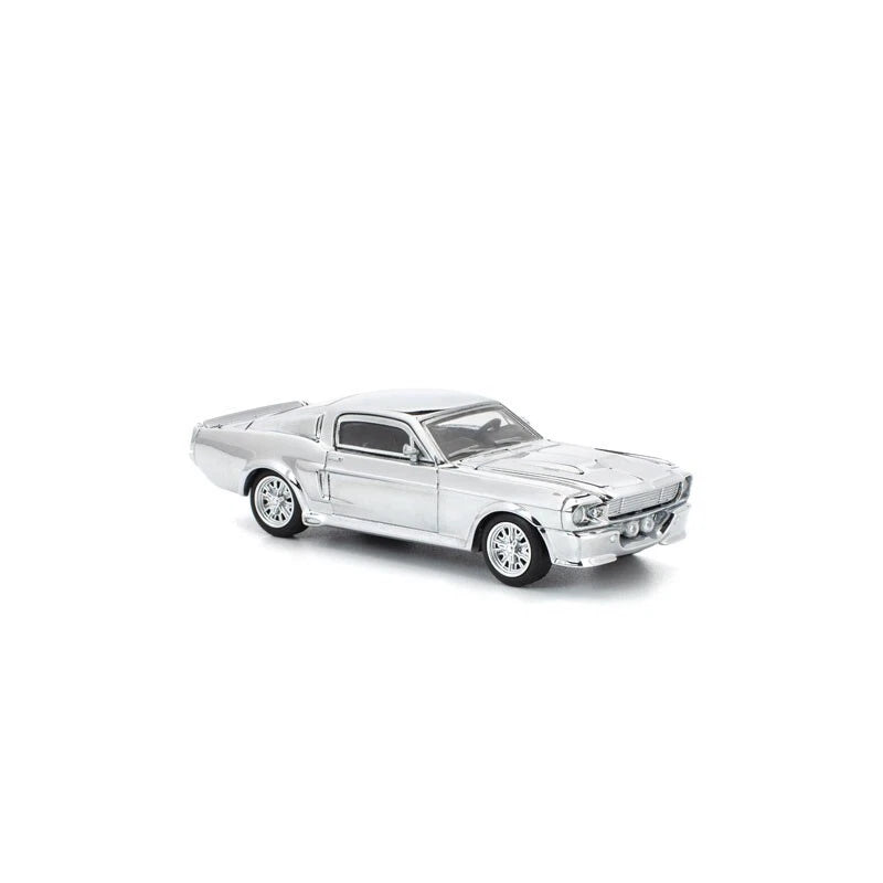 Shelby Mustang GT500 Silver Chrome 1/64 Miniature Car JAPAN OFFICIAL