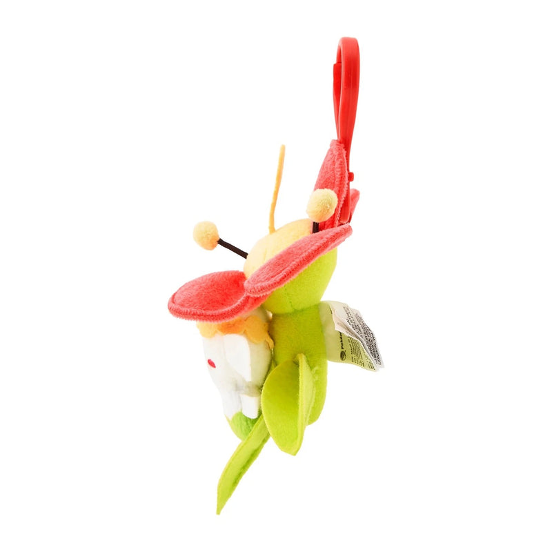 Pokemon Center Original Full Bloom Flabebe Red Flower Plush Keychain JAPAN