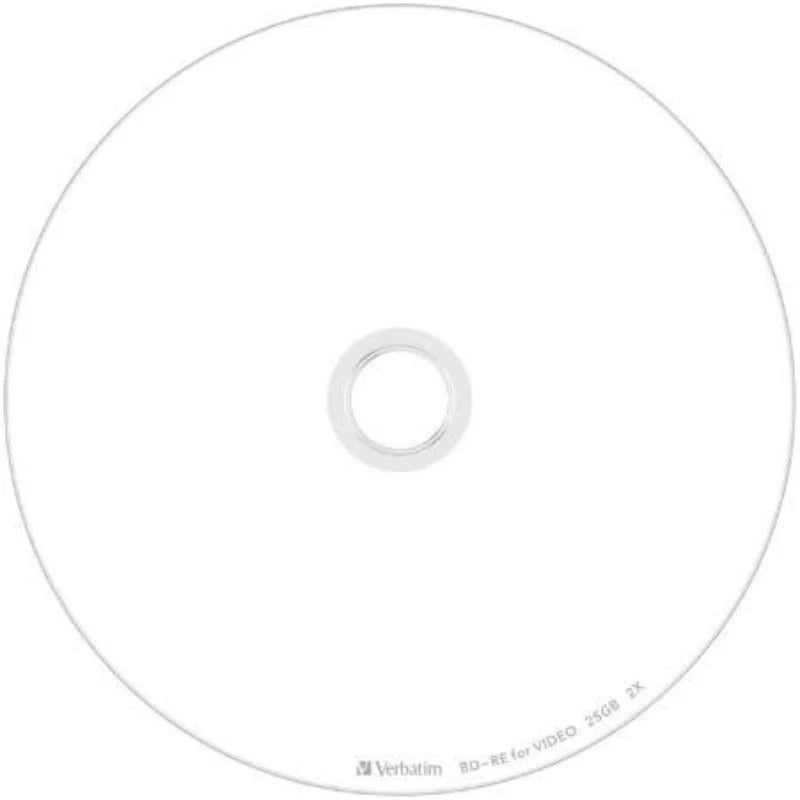 Verbatim Blank Blu-ray Disc BD-RE VBE130NP50SV1 25GB 1-2x JAPAN OFFICIAL