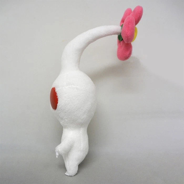 Sanei Boeki Pikmin All Star Collection White Pikmin PK09 Plush Doll JAPAN