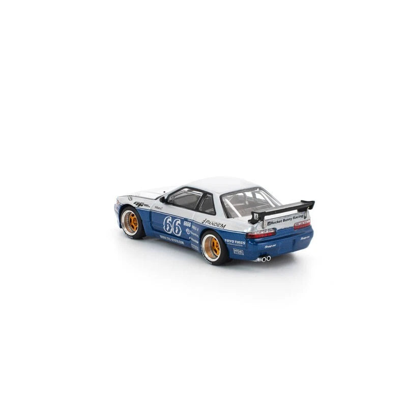 Pandem Silvia S13 Moontech Blue 1/64 Voiture miniature JAPON OFFICIEL