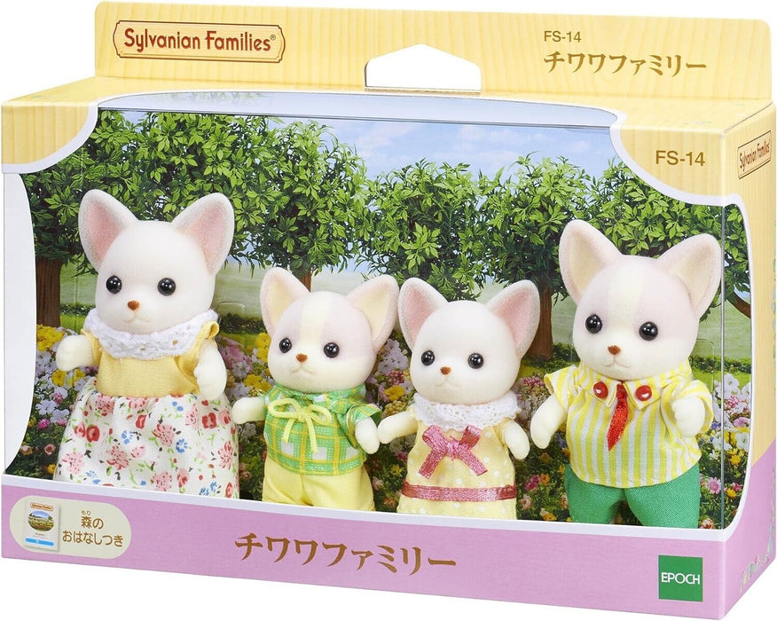 Epoch Sylvanian Families Calico Critters Chihuahua Family White FS-14 Japon