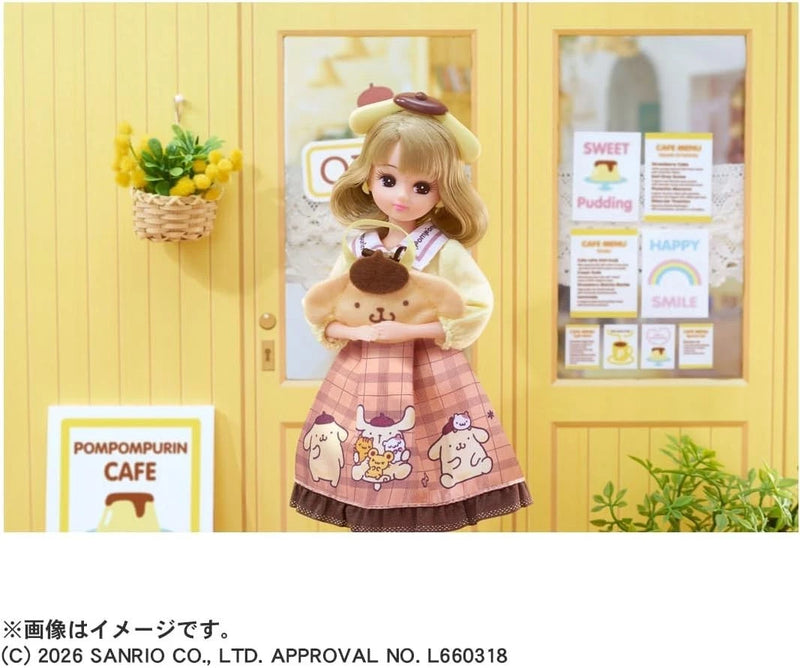 Takara Tomy Licca Chan I love Pompompurin Licca Chan Doll JAPAN OFFICIAL