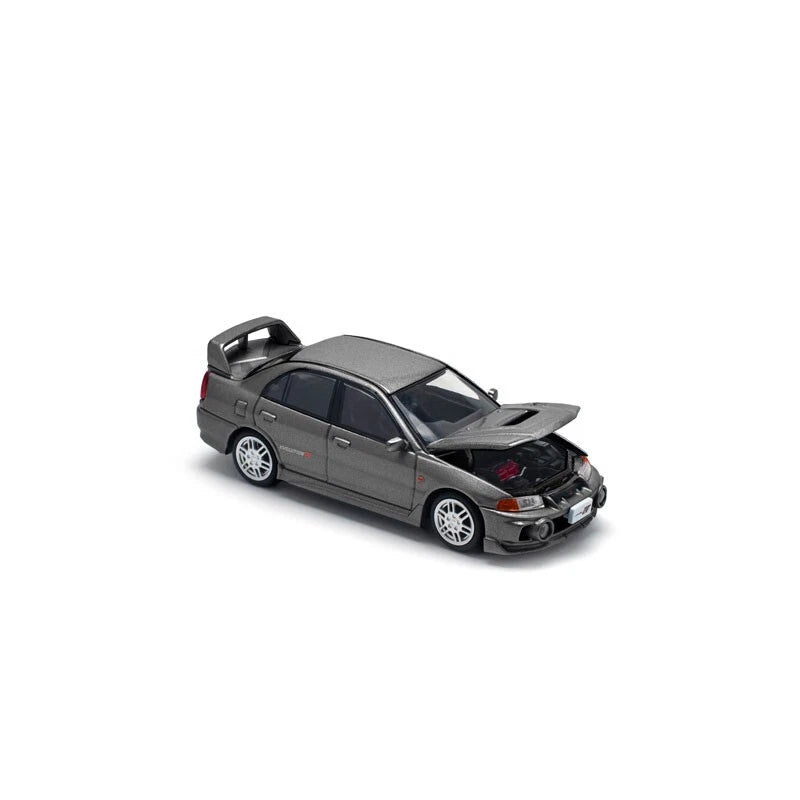 Mitsubishi Lancer Evolution IV Dark Gray 1/64 Miniature Car JAPAN OFFICIAL