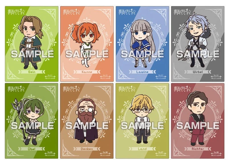 Frieren Beyond Journey's End Clear Card Collection Gum 3 Candy Toy TCG JAPAN