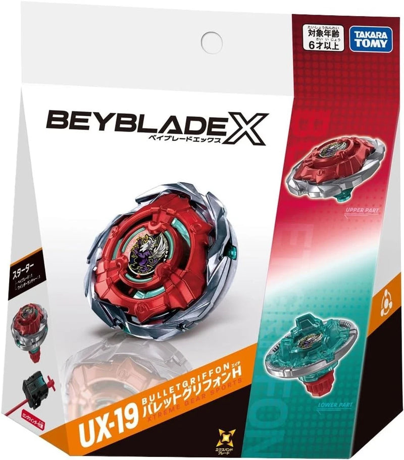 Takara Tomy Beyblade X UX-19 Starter Bullet Griffon H JAPAN OFFICIAL