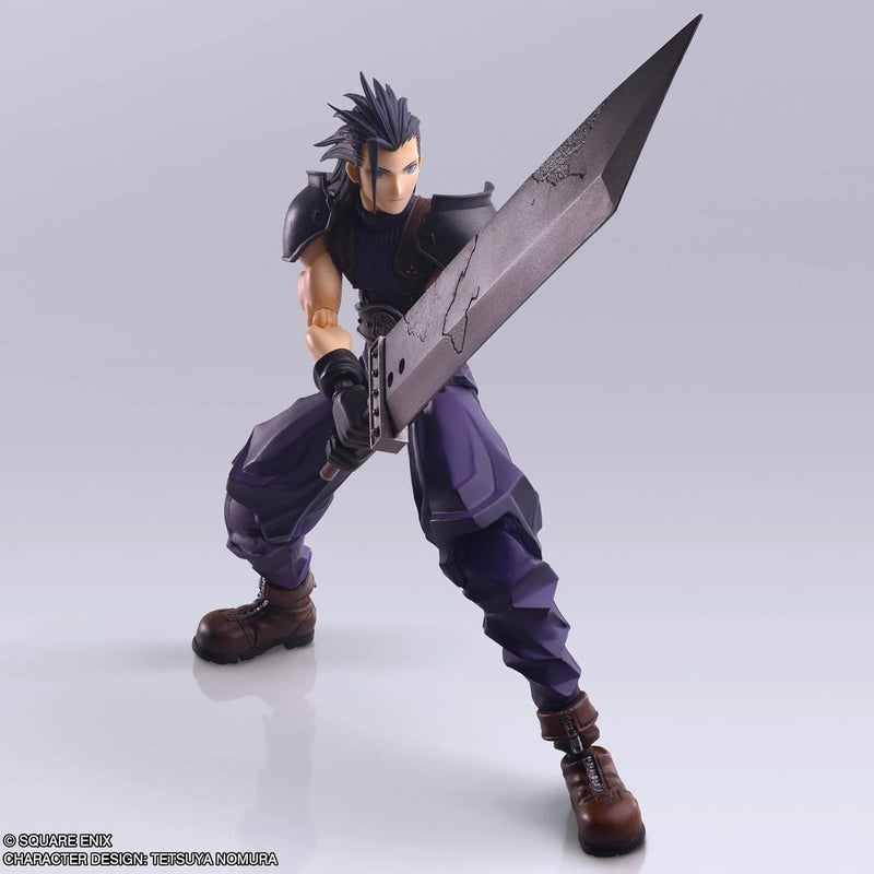 Square Enix Final Fantasy VII BRING ARTS Zack Fair Action Figure JAPAN OFFICIAL