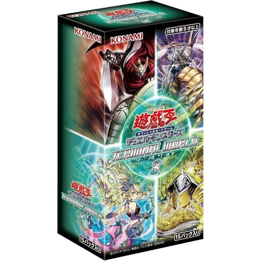 yugioh 3 card pack Konami Yu-Gi-Oh! OCG Duel Monsters Terminal World 3 Booster Pack Box TCG JAPAN