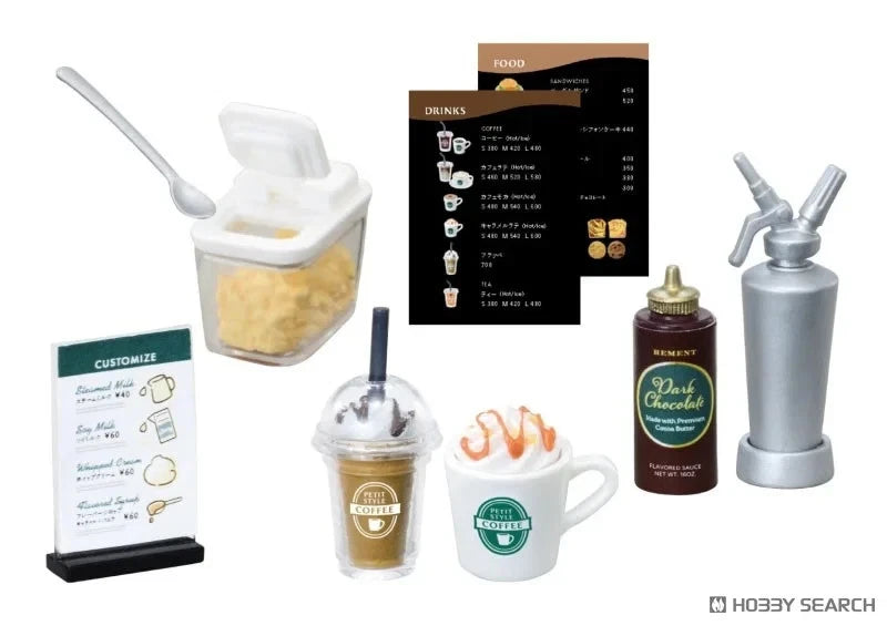 Re-Ment Petit Sample Series PETIT STYLE COFFEE Full 8 Set BOX Figure JAPAN
