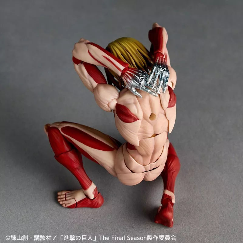Kaiyodo Revoltech Incrível Yamaguchi Attack on Titan Figura de ação feminina Titan