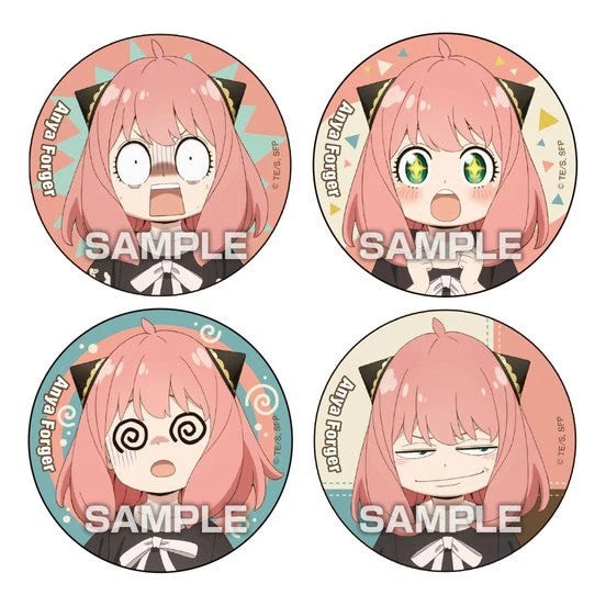 Spy x Family Tin Badge Collection Gum 10Pack Box Candy Toy JAPÃO OFICIAL