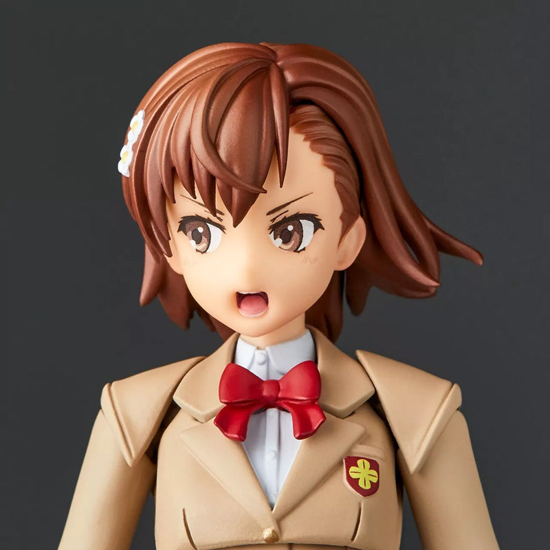 Revoltech Toaru Kagaku no Railgun Mikoto Misaka Winter Uni Ver. Figura d'azione