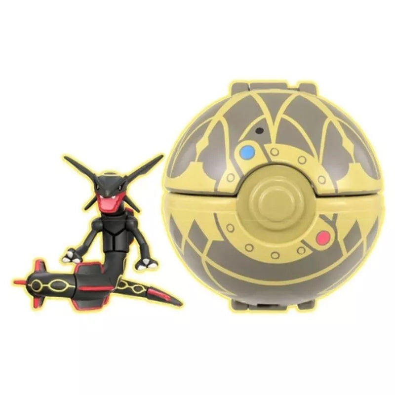 Pokemon Moncolle Poke Out Shiny Rayquaza Poke Ball JAPAN OFFICIAL
