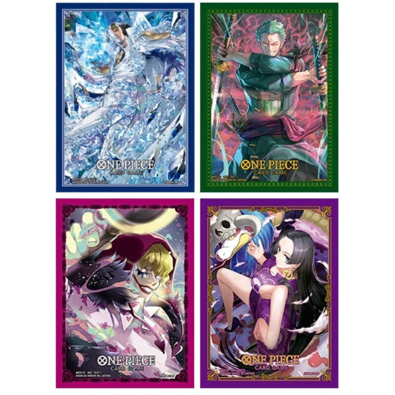 BANDAI One Piece Card Game Official Card Sleeve 11 SET of 4 JAPAN OFFICIAL