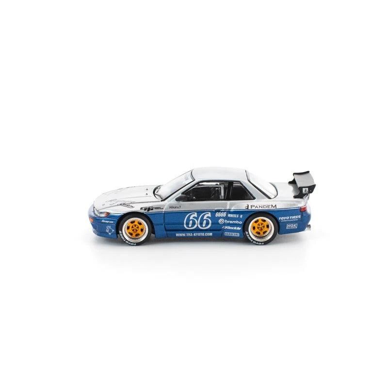 Pandem Silvia S13 Moontech Blue 1/64 Voiture miniature JAPON OFFICIEL