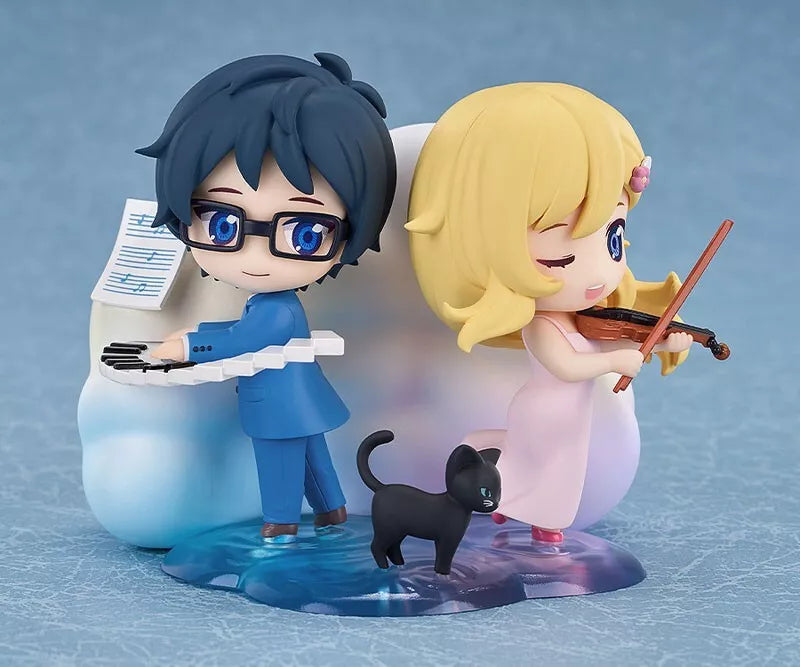 Qset+ Your Lie in April Kaori Miyazono & Kosei Arima Figure JAPAN OFFICIAL