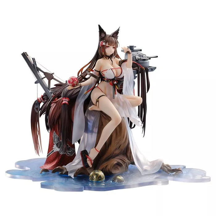 Azur Lane Amagi Wending Waters Serene Lotus Ver. con la figura del caso di visualizzazione in Giappone