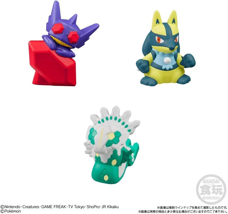 BANDAI Pokemon Kids Mega Mewtwo X e Mega Mewtwo 21 figurine scatola di caramelle giocattolo GIAPPONE