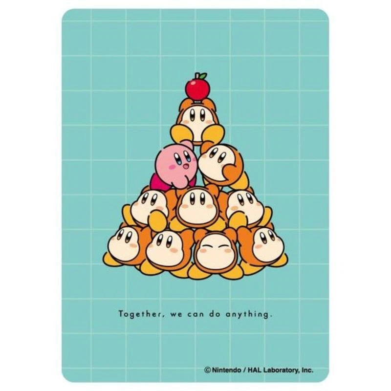Character Sleeve Kirby play with Waddle Dee Together We can Do Anything EN-1498