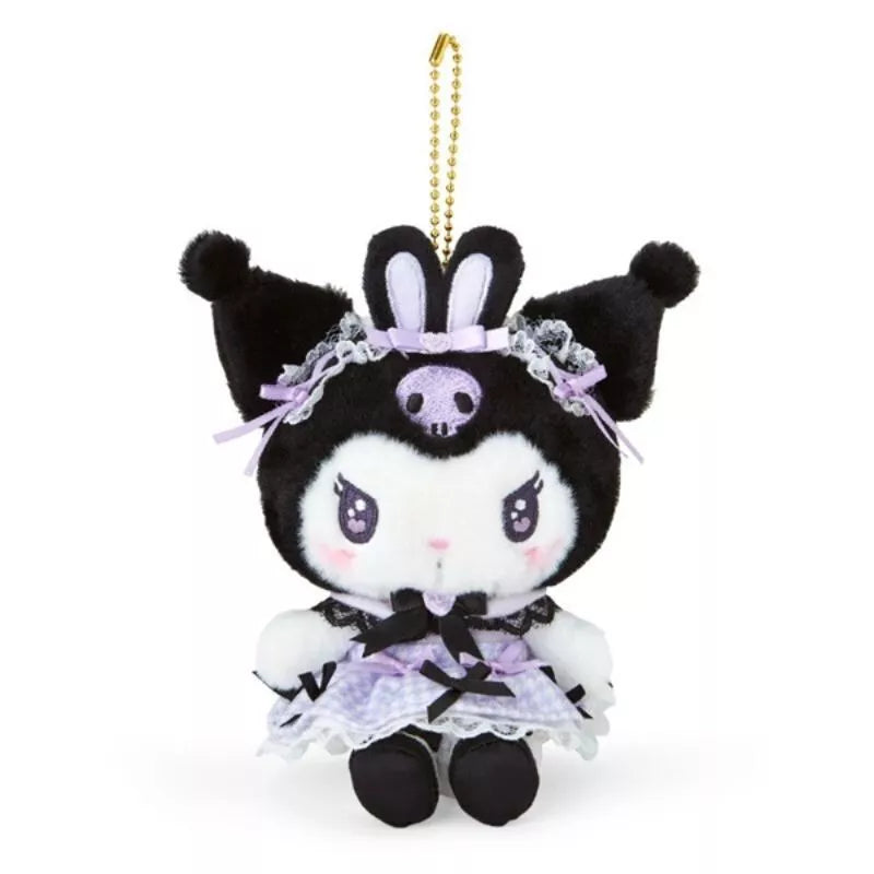 Sanrio Kuromi Mascot Holder Dream Ribbon Plush JAPAN OFFICIAL