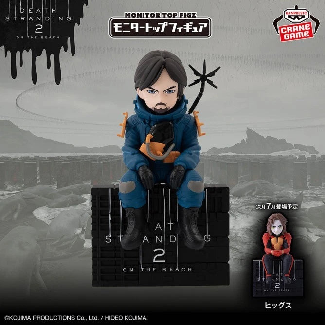 Banpresto Death Stranding 2 On The Beach Monitor Top Figure Sam & Higgs 2 Set