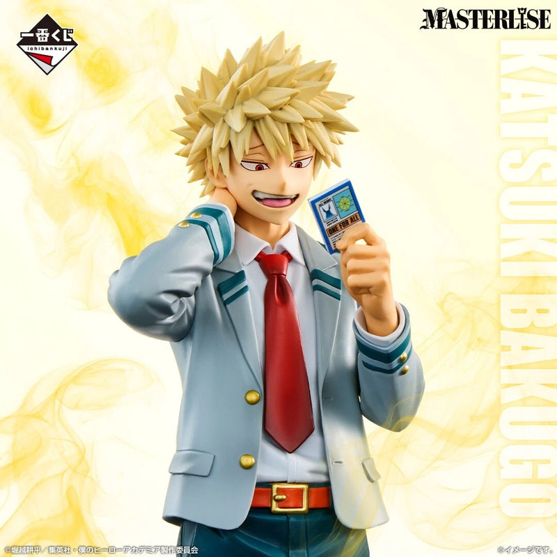 Ichiban kuji mi héroe academia de tejido poder katsuki bakugo premio b figura japón