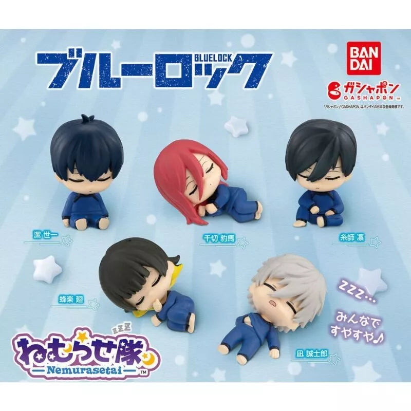 BANDAI Nemurasetai BLUE LOCK Complete Set Figure Capsule Toy Japan OFFICIAL
