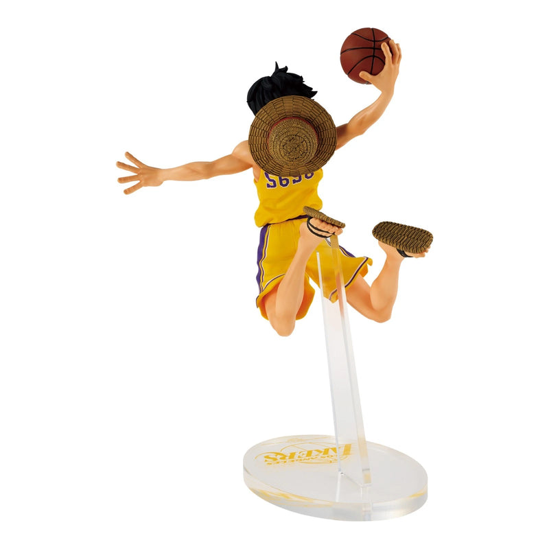 ONE PIECE x NBA Master Stars Piece The Monkey D Luffy Los Angeles Lakers Figure