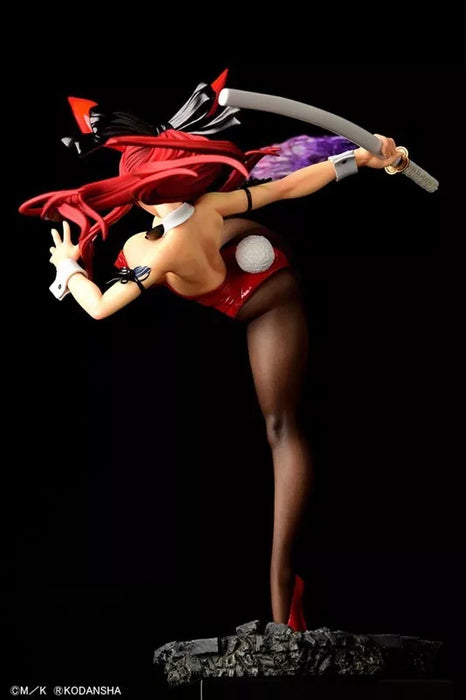 Fairy Tail Erza Scarlet High Kick ver. Crimson Bunny 1/6 Figure JAPAN OFFICIAL