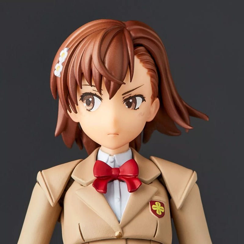 Revoltech Toaru Kagaku no Railgun Mikoto Misaka Winter Uni Ver. Figura d'azione