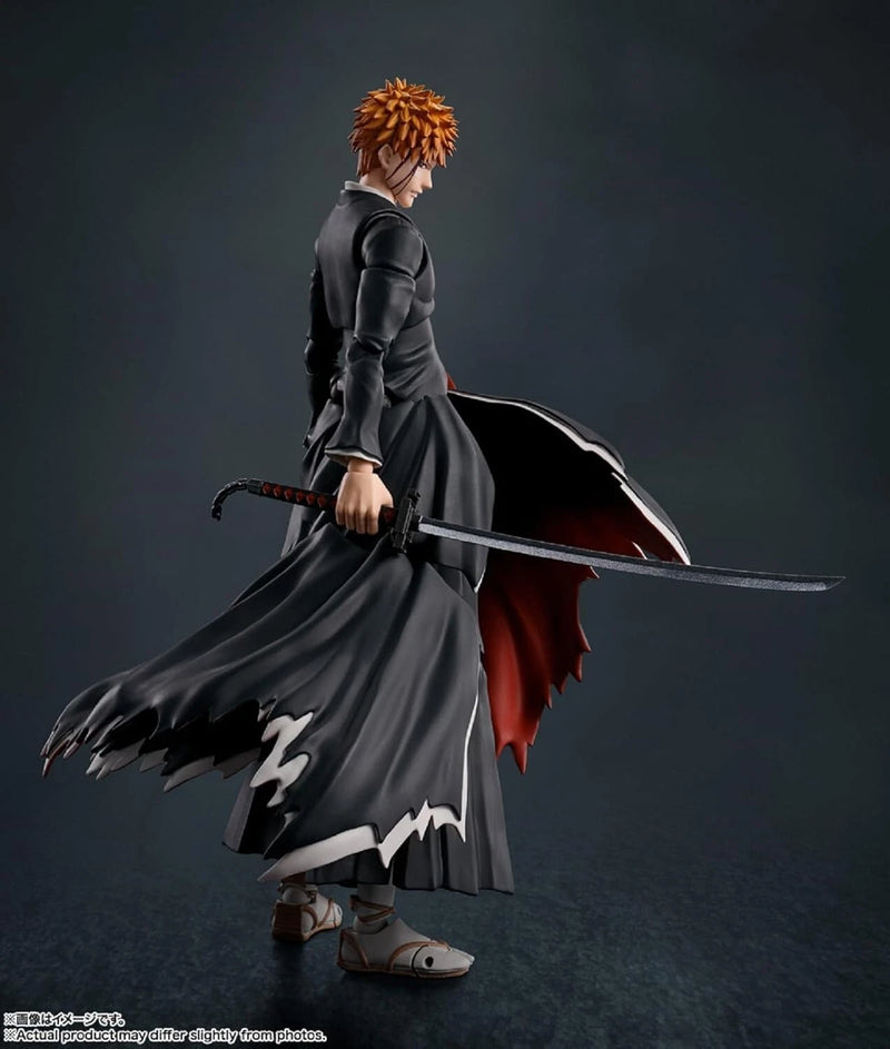 BANDAI S.H.Figuarts BLEACH Ichigo Kurosaki Getsugatensho Actionfigur JAPAN